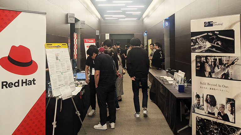 スポンサーブースの様子